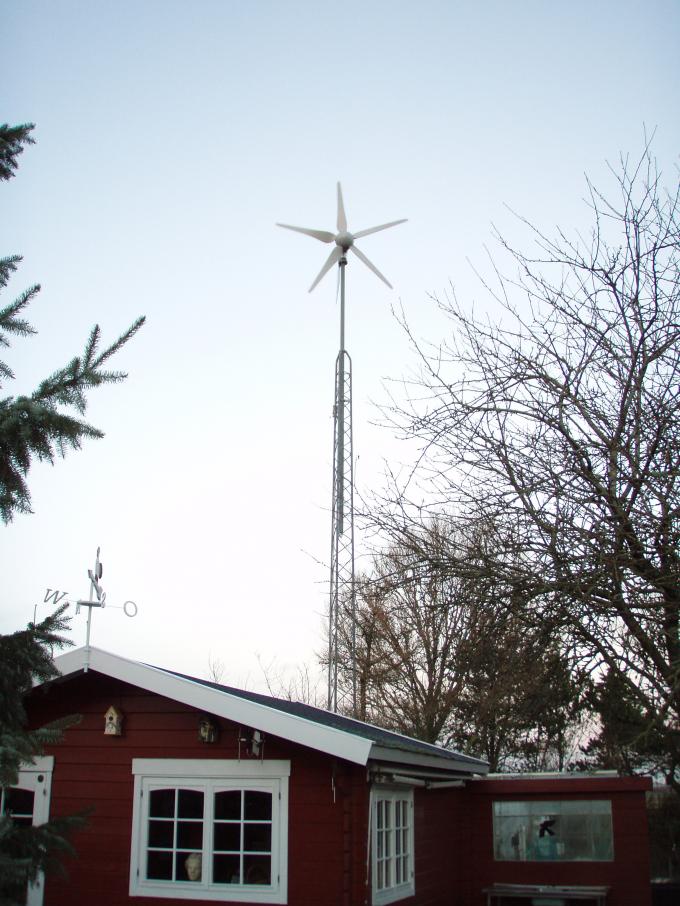 3000W sul sistema di generatore eolico a turbina di griglia dc 48/110V per il villaggio a distanza