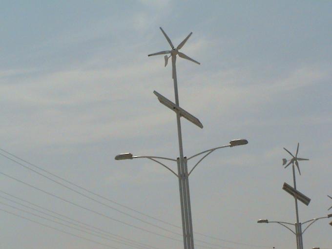 Iluminazioni pubbliche solari ed azionate dal vento 80W/100W IP66 13600Lm di alta efficienza